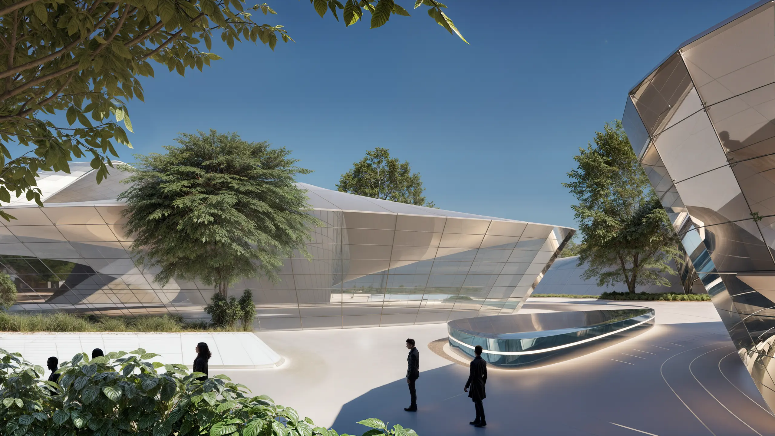 Smart architecture Islamic school,
Islamic smart building design Sharjah, EWAN