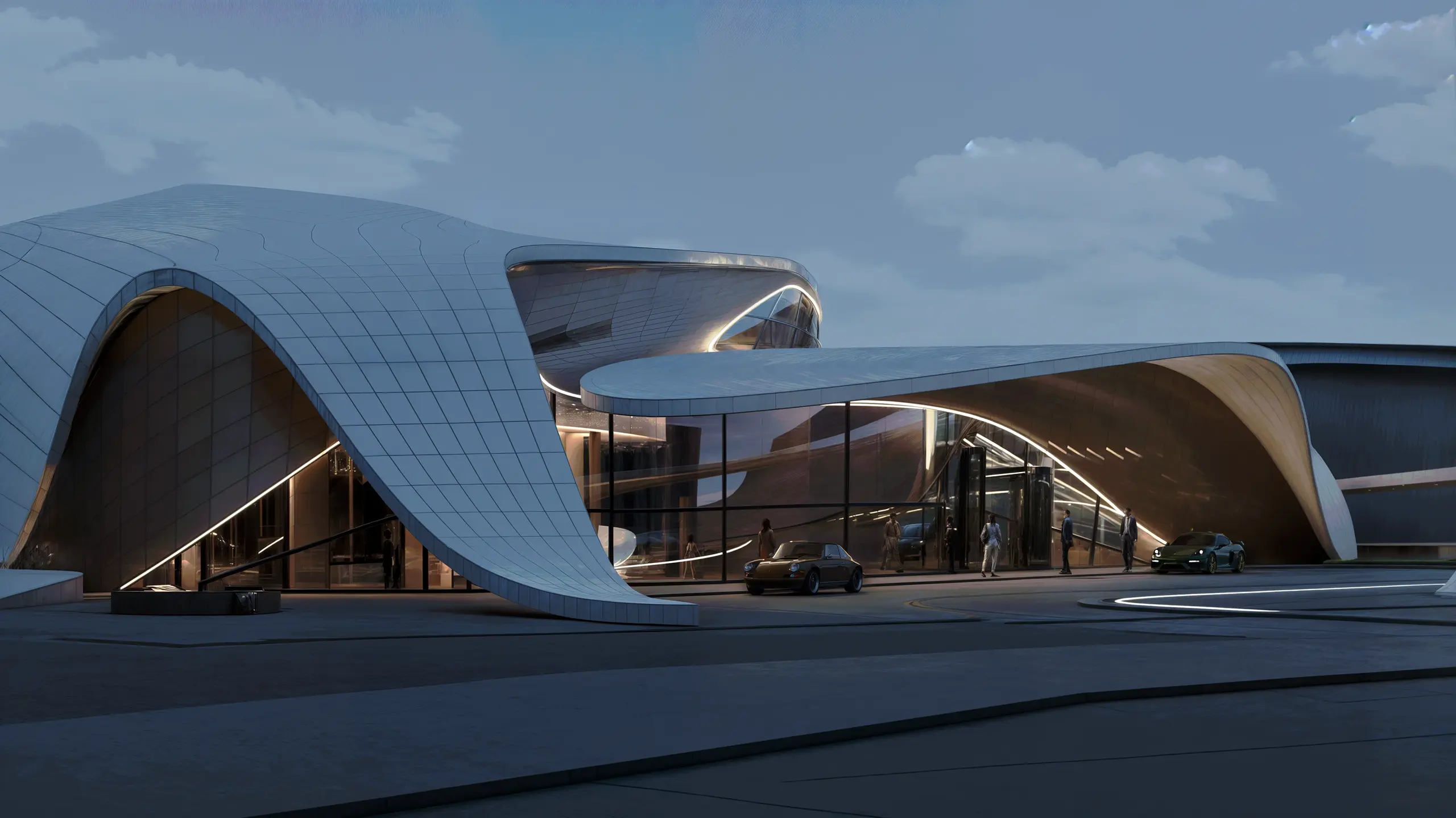 Landmark Retail Mall Abu Dhabi 2030, Ultra-modern Deconstructive Mall Abu Dhabi